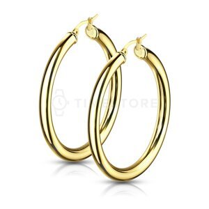 Kruhové náušnice z chirurgickej ocele 316L TS-EA-0088