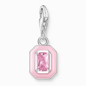 THOMAS SABO strieborný prívesok charm Pink stone silver 2030-041-9
