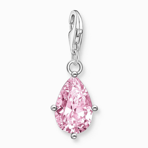 THOMAS SABO strieborný prívesok charm Pink drop silver 2031-051-9