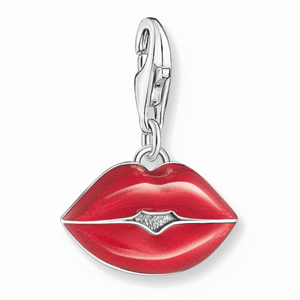 THOMAS SABO strieborný prívesok charm Kissable lips 2068-664-10