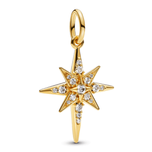 PANDORA pozlátená korálka North Star 763608C01