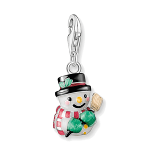 THOMAS SABO strieborný prívesok charm Snehuliak 2195-007-7