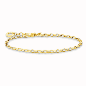 THOMAS SABO strieborný náramok na charm X0163-413-39