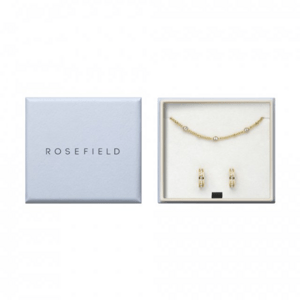 ROSEFIELD oceľový set s krištáľmi JBHCG-X277