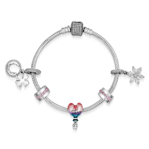 PANDORA náramok Narodeniny 590723CZ+2x791972PCZ+791501C01+792089CZ+792382C01