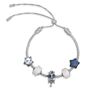 PANDORA náramok Hviezdne promócie 593090C00-2+2x793118C00+793026C01+798907C01+792974C01