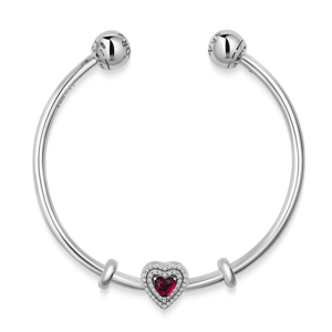 PANDORA náramok Jednoducho láska 596477+799218C02