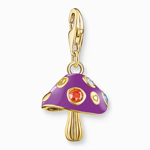 THOMAS SABO strieborný prívesok charm Fly agaric 2211-471-7