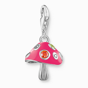 THOMAS SABO strieborný prívesok charm Fly agaric 2211-845-7