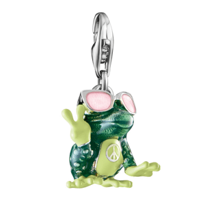 THOMAS SABO strieborný prívesok charm Frog 2215-691-7