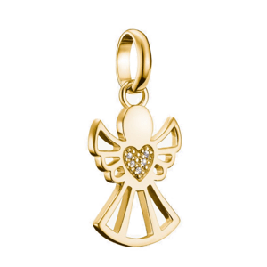 THOMAS SABO CONNECT strieborný prívesok charm Guardian of love gold-plated CC1242-414-14