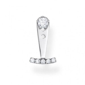THOMAS SABO kusová náušnica White Stones silver H2152-051-14